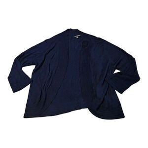 Hawthorne XXL Blue Long Sleeve Open Cardigan